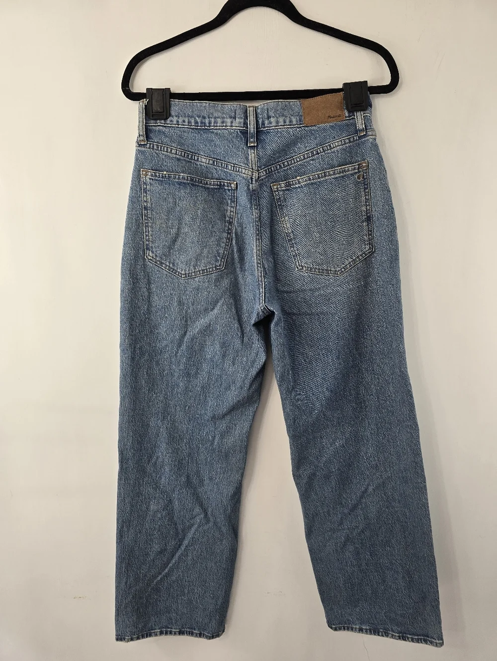 Madewell The Perfect Vintage Wide-Leg Jean Blue Denim Jeans Enmore Wash Size 28 - Picture 8 of 14